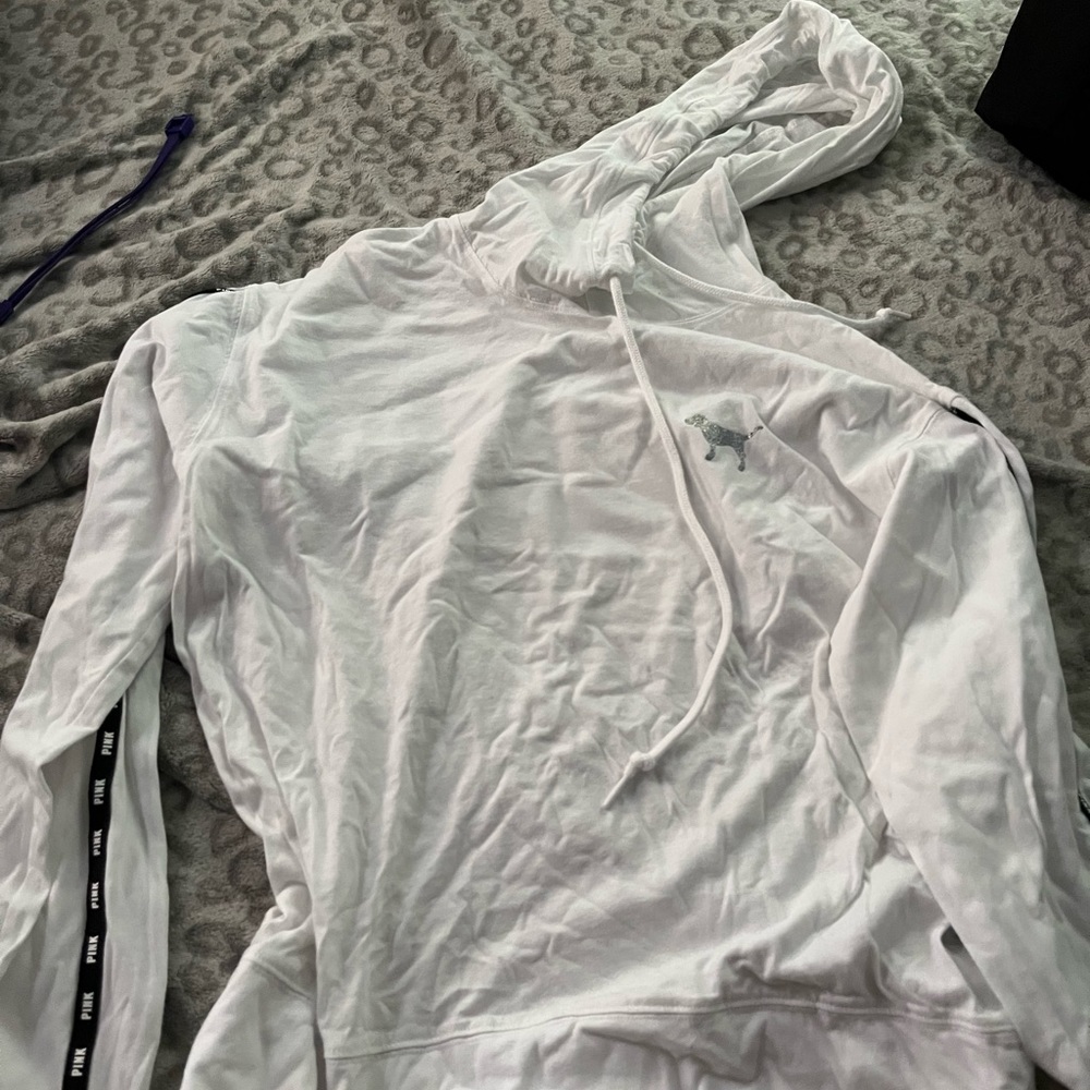 white PINK long sleeve